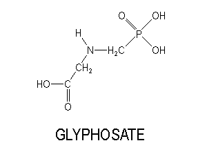 formula chimicia glifosato
