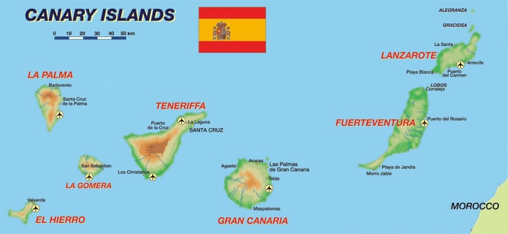 barca a vela isole-Canarie